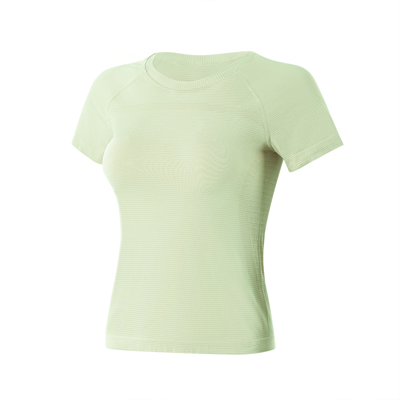 Ağır Atletika Fairy Yeni Tez Quruyan Yoqa Geyimi Qısaqol Qadın Açıq Havada Qaçış İdman Üstü Peşəkar Təlim Fitnes T-shirti