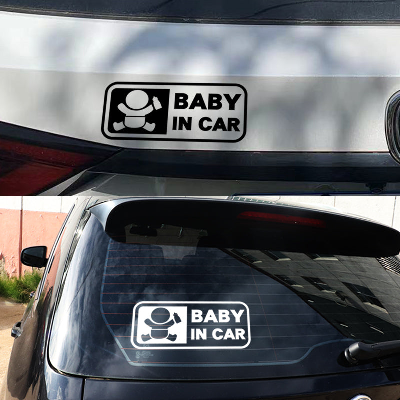 Avtomobildəki körpə stikerləri, avtomobildəki körpələr və uşaqlar üçün xəbərdarlıq stikerləri.
