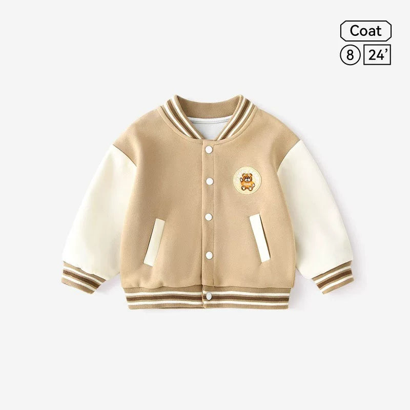 Alman uşaq gödəkçəsi, yeni payız stili, körpə beysbol gödəkçəsi, qızlar üçün erkən payız topu, körpə yaz və payız geyimləri