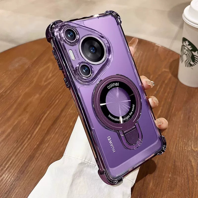 Dördbucaqlı hava yastıqları Huawei Pura90Promax mobil telefon qutusu, silikon mate80Pro obyektiv, hər şey daxil olmaqla, düşməyə qarşı mate70pro şəffaf p50 kişi sadə qadın p70pro + qabaqcıl m40 dəsti üçün uyğundur