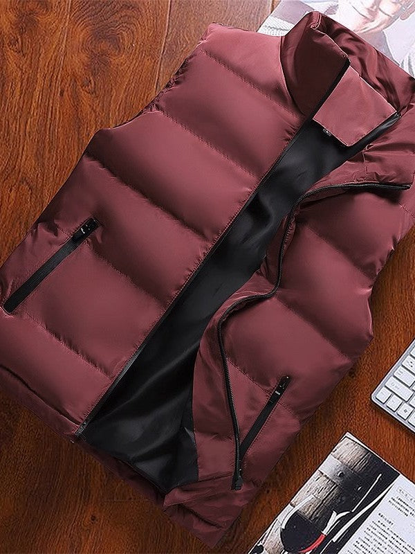 Kişilər üçün tüklü pambıq jilet, əsas beynəlxalq brendlərdən ucuz qiymətə, əlavə qalın, böyük ölçüdə, qış üçün isti və genişdir.