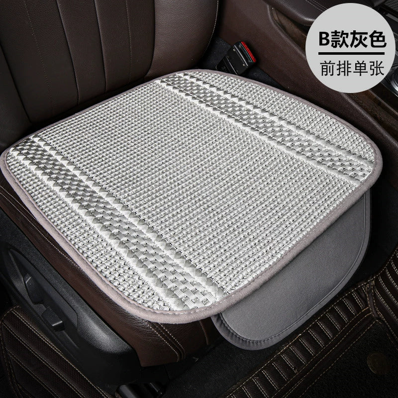 Avtomobil Oturacaq Yastığı Tək Parça Əsas Sürücü Oturacağı Tək Sürücü Otağı Tək Oturacaq Örtüsü Buz İpək Kətan Bütün İl Boyu Neytral Kreslo Yastığı