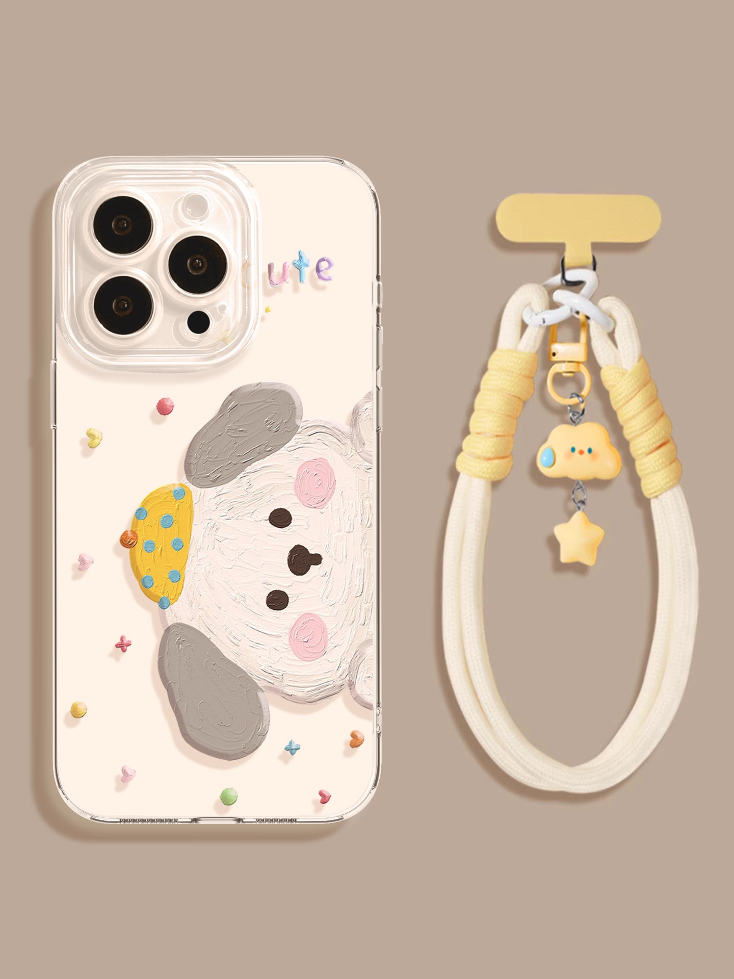 Uston Apple 17 mobil telefon qutusu üçün uyğundur, yeni iphone17promax yağlı boya piggy 17pro cute 16 yağlı boya bala 15 şəffaf 14 yumşaq qabıq 13 cizgi filmi 12 isti model 11 dəst 17air