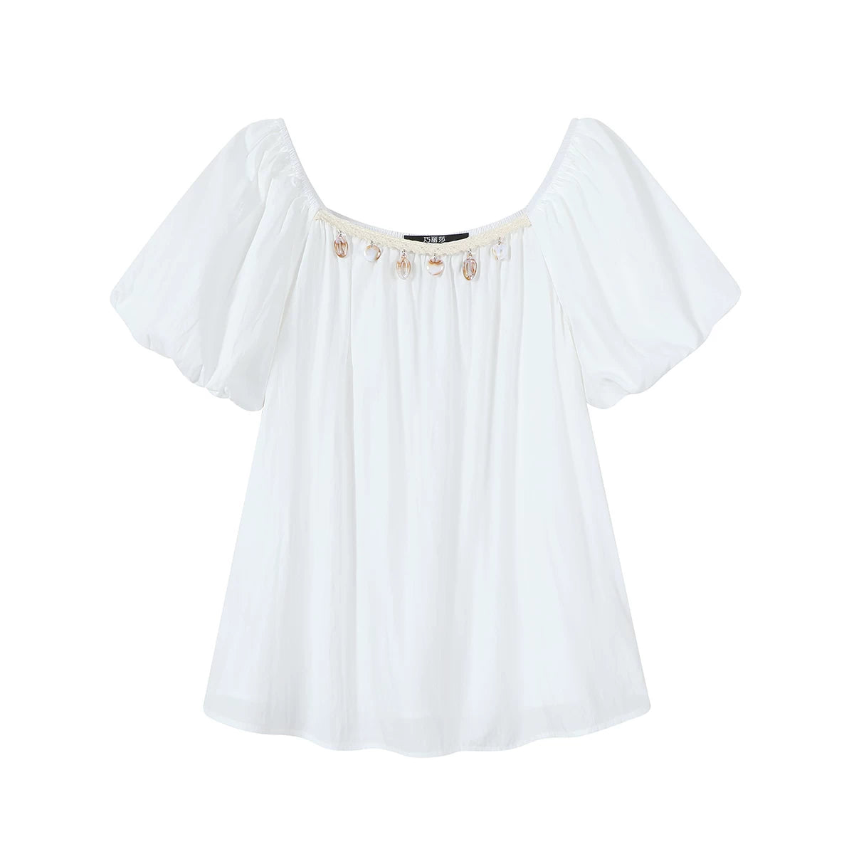 Cholisa 2025 Super Şirin Qısaqol Köynək Qadın Yay Yeni Stil Dəbli və Unikal Top