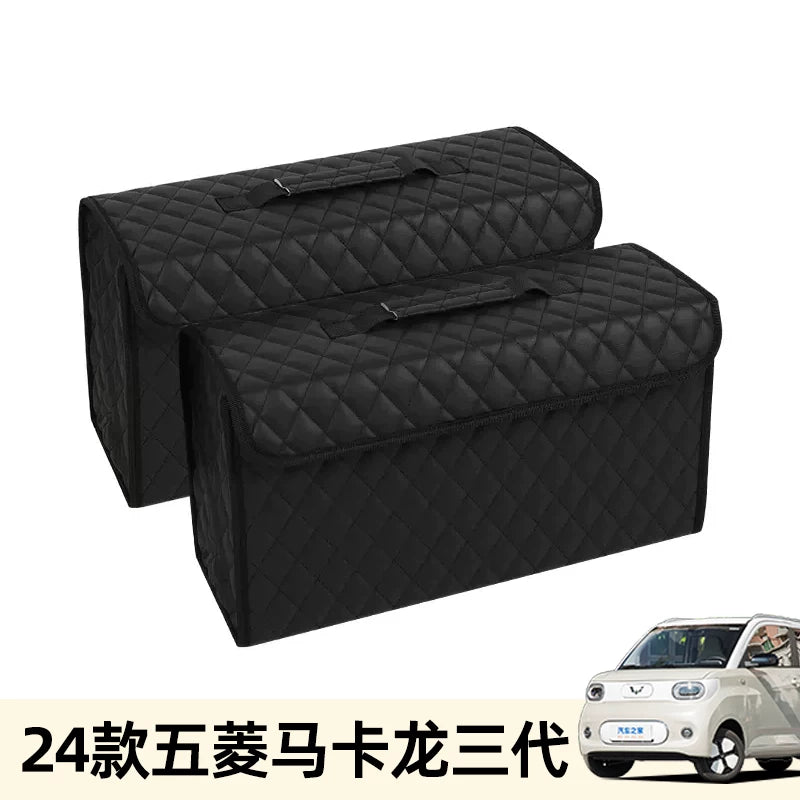 Wuling Hongguang Mini Macaron 3rd and 4th generation rear trunk storage box, interior decoration