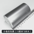 Avtomobil Rəng Dəyişən Plenka Parlaq Gümüş Tutqun Karbon Fiber Fırçalanmış Korpus Maye Gümüş Daxili Mərkəzi İdarəetmə Boyası Stiker