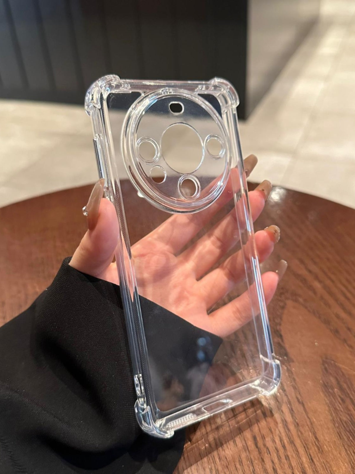 Qapaqlı hava yastığı sadə 60 qadın Huawei pro ultra nazik mate60mate60pro künc kişi düşməyə qarşı anti-düşmə + qabaqcıl yeni korpusa uyğun tam mate şəffaf qoruyucu çanta əl sərt çanta 6060 dörd