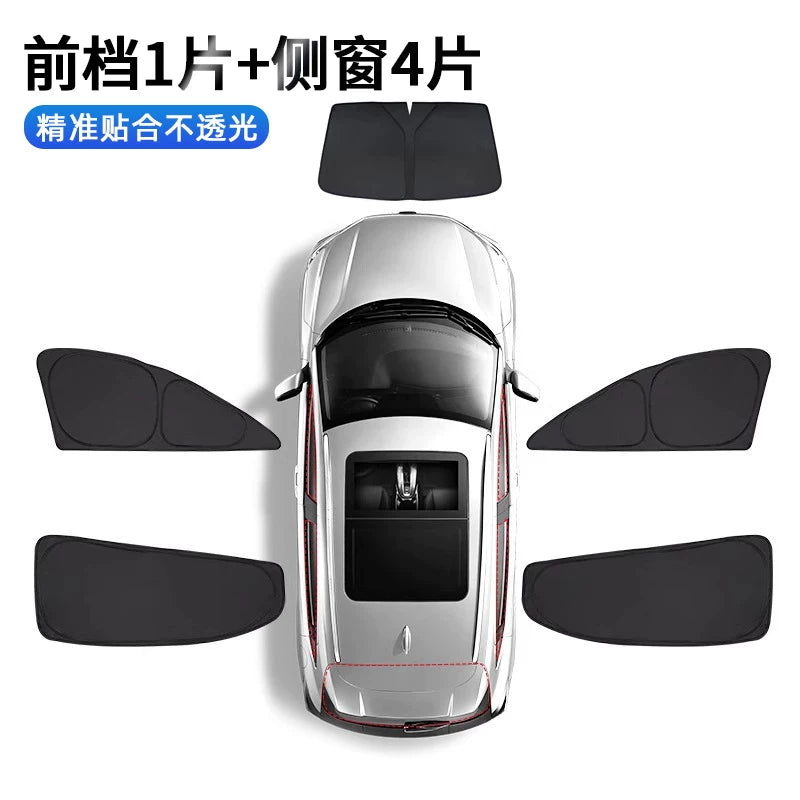 Günəşdən qorunma, istilik izolyasiyası, həşəratların qarşısının alınması, məxfilik, avtomobil pəncərə pərdəsi üçün Chery Exploration 06 avtomobil üçün torlu günəşdən qoruyucu pərdə uyğundur.