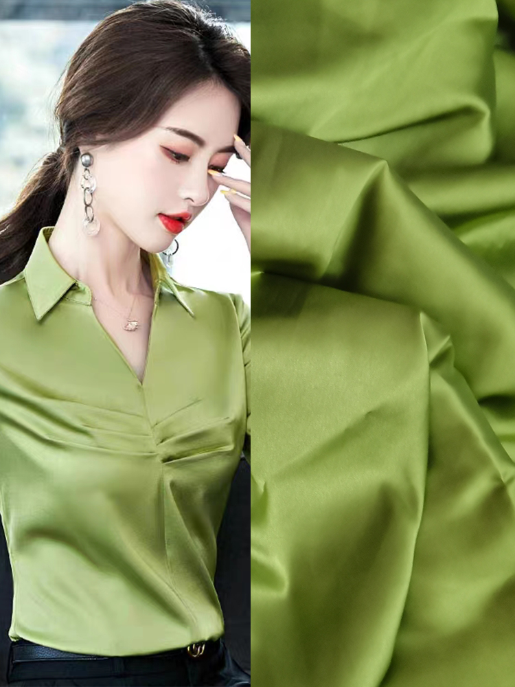 Təqlid triasetat parça ipək atlaz paltar pijama paltarı cheongsam ipək toxuması fon parça