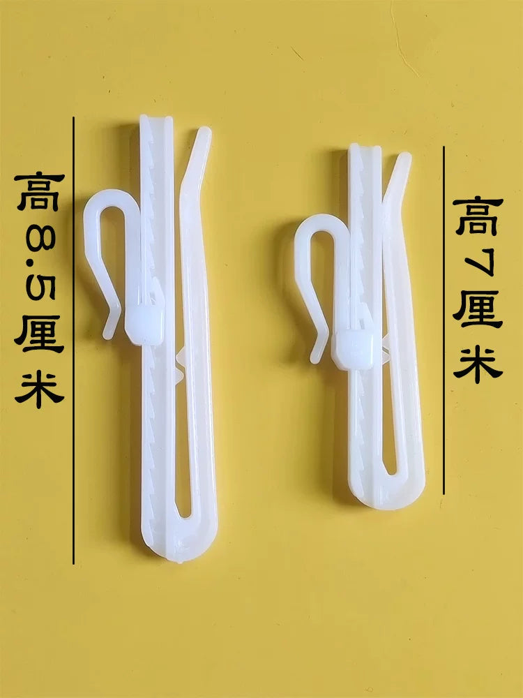 Koreya pərdə qarmaqları, pərdə pərdələrini tənzimləyən qarmaqlar, plastik qaldırıcı qarmaqlar, Roma çubuqları üçün qarmaqlar