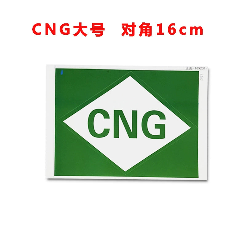 CNG Avtomobil Logosu Söz İşarəsi Etiketləri Xrom Material Avtomobil Dekorativ Pasta İşarəsi Etiketi Təbii Qaz Etiketi Etiketi İkili İstifadəli Loqo Avtomobil Etiketi