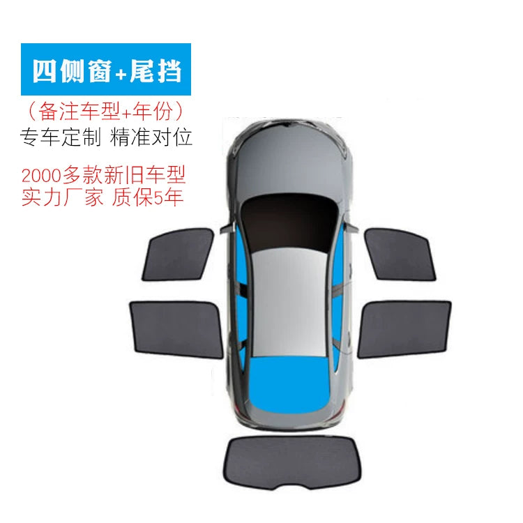 Maqnit günəşdən qoruyan Honda Stepwgn Spada RP3/5 RG RK avtomobil pəncərəsi üçün günəşdən qoruyucu örtüklə uyğundur
