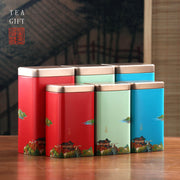 Yeni böyük və kiçik möhürlənmiş metal dəmir qutular çay qutuları qara çay yaşıl çay Lapsang Souchong universal çay qutusu boş qutu