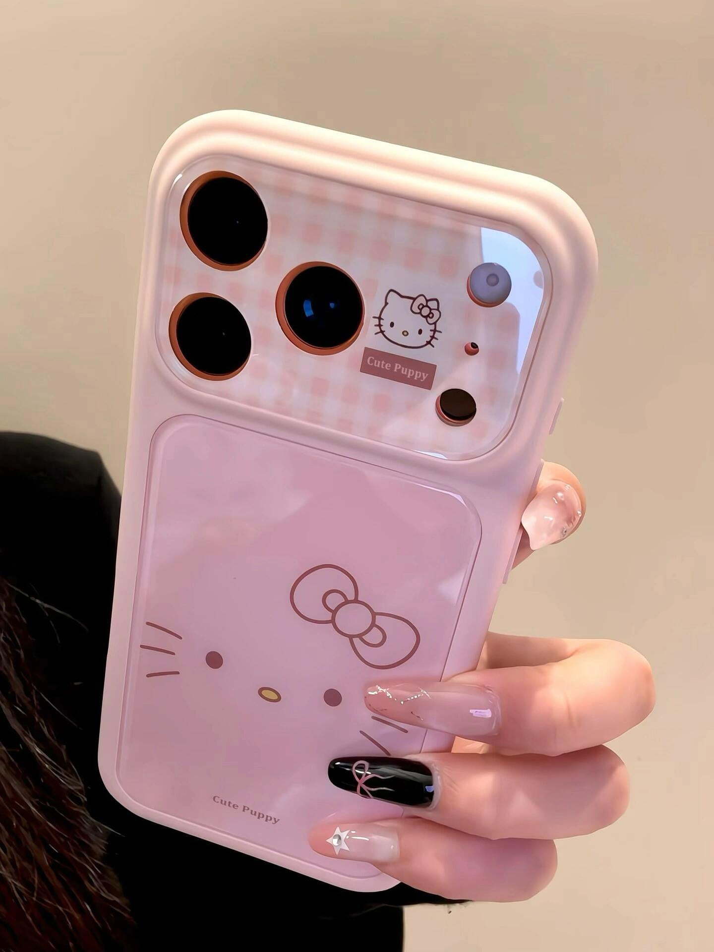 [Saniyələrdə 17-yə dəyiş] Apple 17promax mobil telefon qutusu üçün uyğundur iPhone16pro qabaqcıl 15 yeni üslub 14 böyük pəncərələr 13pro hər şey daxil olmaqla sevimli 17 hava çəhrayı plaid pişik düşməyə qarşı qoruyucu örtük