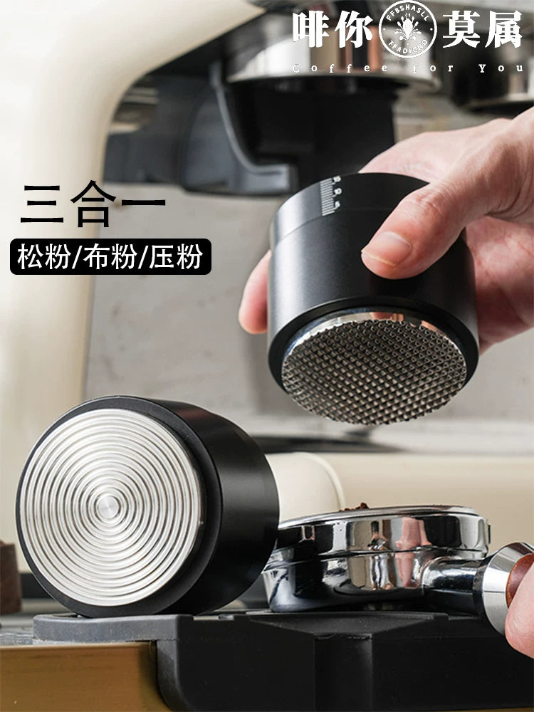 Qəhvə tozu presi üçün toz çəkic ikisi birdə sabit gücə basa bilər sabit qüvvəli toz presi iynə tipli 51/53/58mm universal