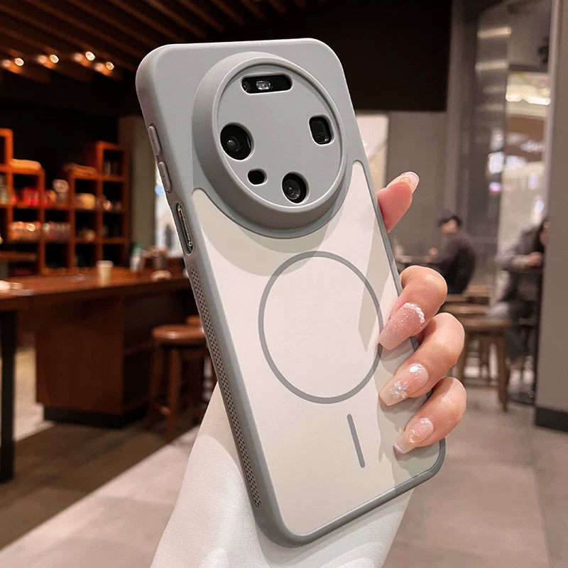 Huawei mate80 mobil telefon qutusu üçün uyğundur mate80promax maqnit qoruyucu örtük mate60pro yeni lens hər şey daxil mate70pro+ şaxtalı hava yastığı kişilər və qadınlar üçün düşməyə qarşı soyuducu qabıq