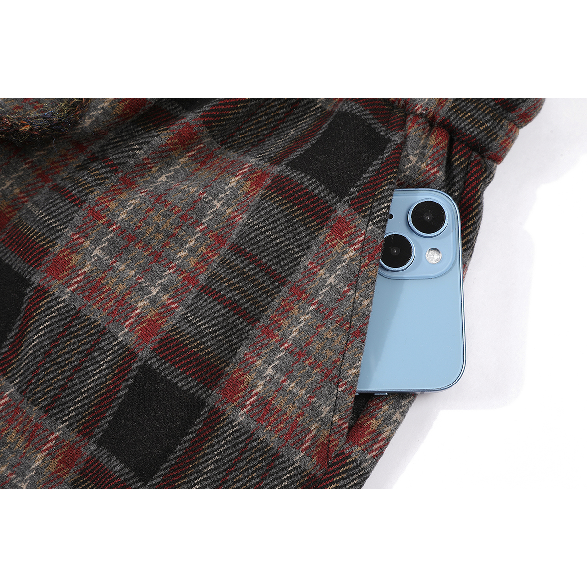 Chola Lisa-nın rahat və gündəlik idman üslublu geniş ayaqlı yun şalvarları payız və qış üçün şık, yaraşıqlı və arıqladıcıdır.