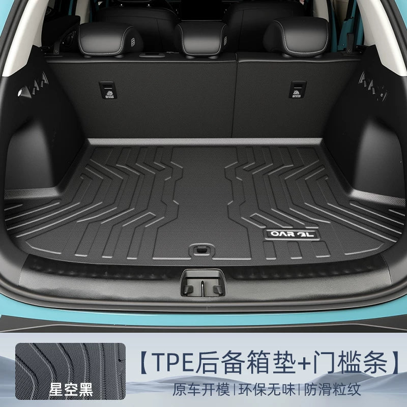 25 BYD Hiace 05EV Xüsusi Baqaj Döşəməsi TPE Quyruq Qutusu Döşəməsi Ön və Arxa Avtomobil Aksesuarları 05