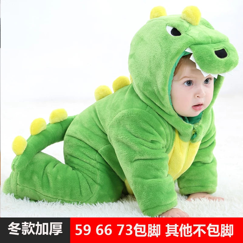 Körpə Yaz və Payız Topdan Dəsti, Dinozavr Pijamaları, Payız və Qış Körpə Romperləri, Super Şirin və Sevimli Geyimlər