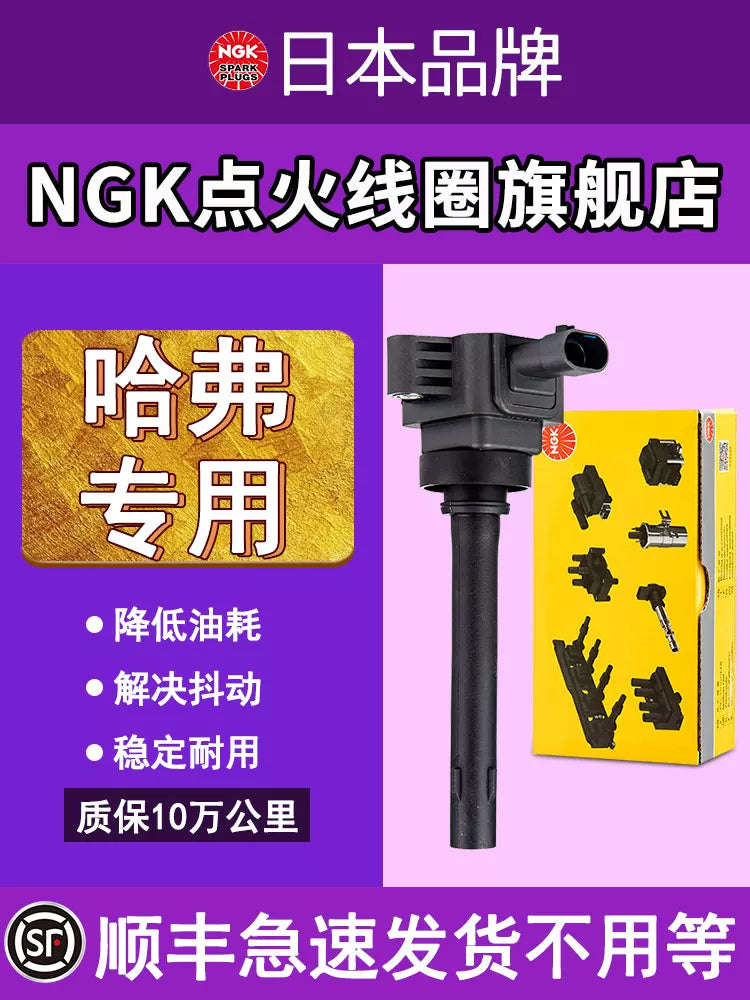 NGK alışdırma rulonları Great Wall Haval H5/H6S/H7L/F7X/M1/M2/M4/B3 avtomobillərinin yüksək gərginlikli rulonları ilə uyğun gəlir.