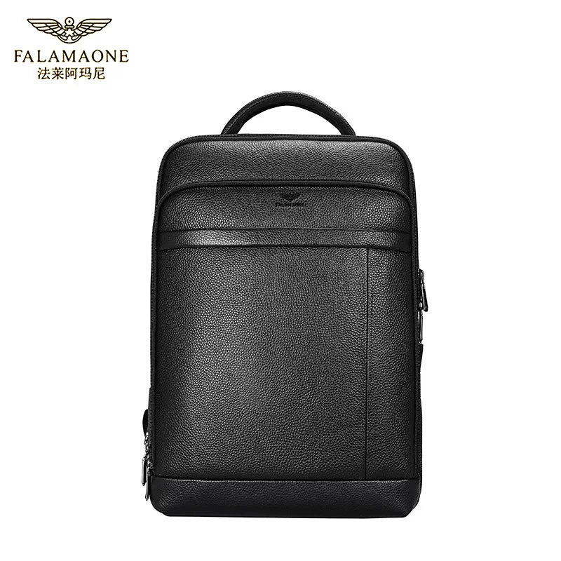 Fala Armani-nin yeni kişilər üçün orijinal dəri bel çantası, ofis noutbuk çantası, səyahət çantası, gənclər üçün dəbli çanta.