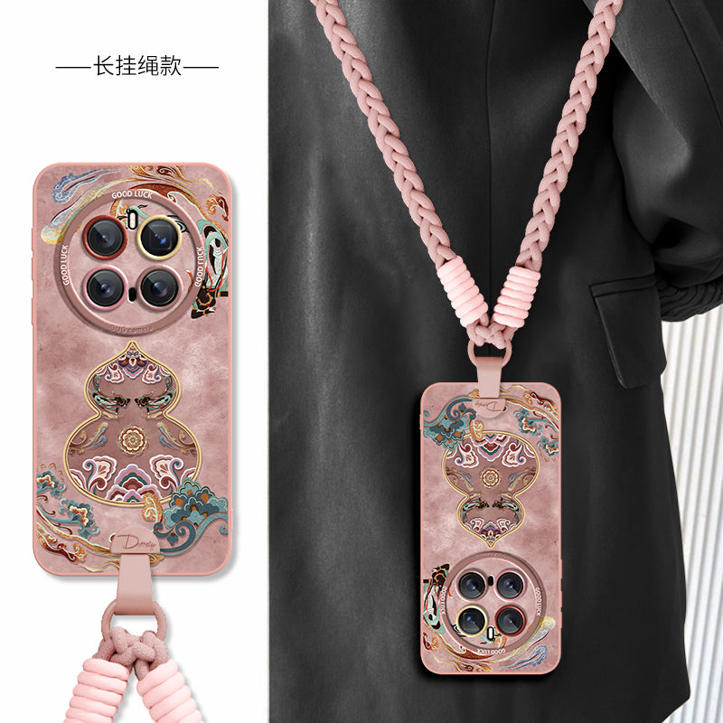 [Crossbody bilək bağı] Huawei mate80 cib telefonu üçün uyğun Dunhuang qabığı mate80pro yeni qadın mate80promax yüksək səviyyəli qayış mate70+ silikon Wenchuang Yadan
