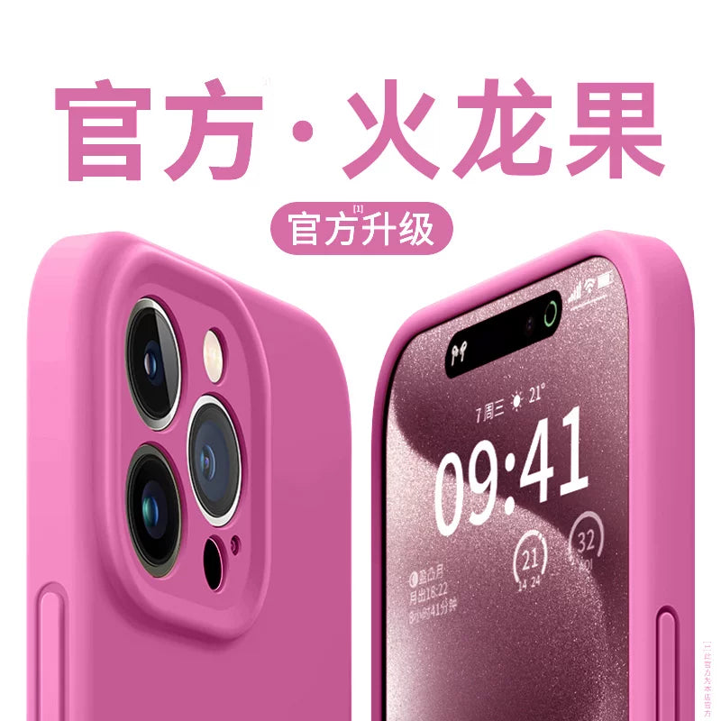 [İdxal olunmuş Maye Silikon] Sarılıq yaratmır, Apple iPhone 15 Pro Max, 16 yeni model, iPhone 14 Pro tam örtük, 17 düşməyə davamlı, 13 qoruyucu korpus, 11 kişi, 12 qadın üstəgəl yumşaq 17 Air üçün uyğundur.