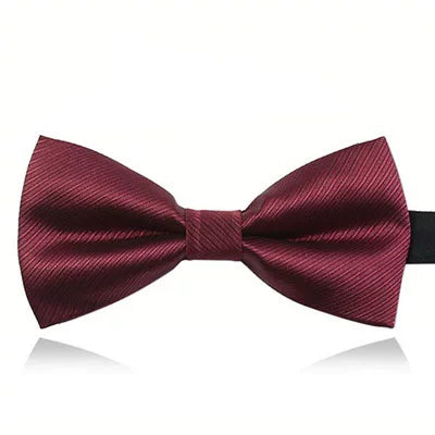 Men's Wedding Groom Best Man Suit Shirt Wine with Tie