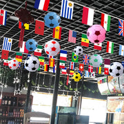 2026 ABŞ-Kanada-Meksika Dünya Kuboku Dekorativ Futbol Temalı Dekorasiya İdman Lotereya Mağazası KTV Atmosfer Səhnə Planı