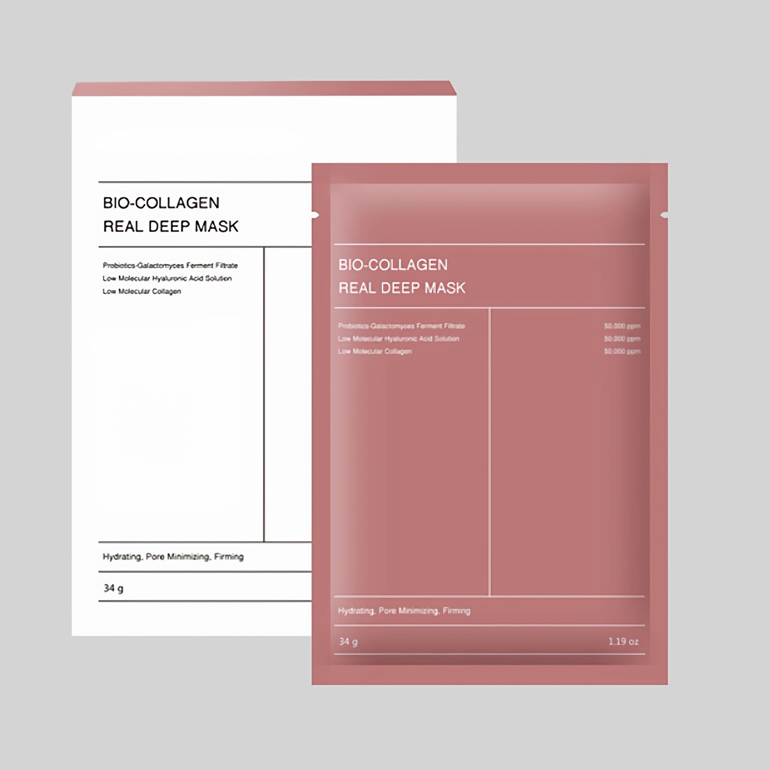 1 və 4 ədəd Collagen Real Deep Mask Nəmləndirici Maska