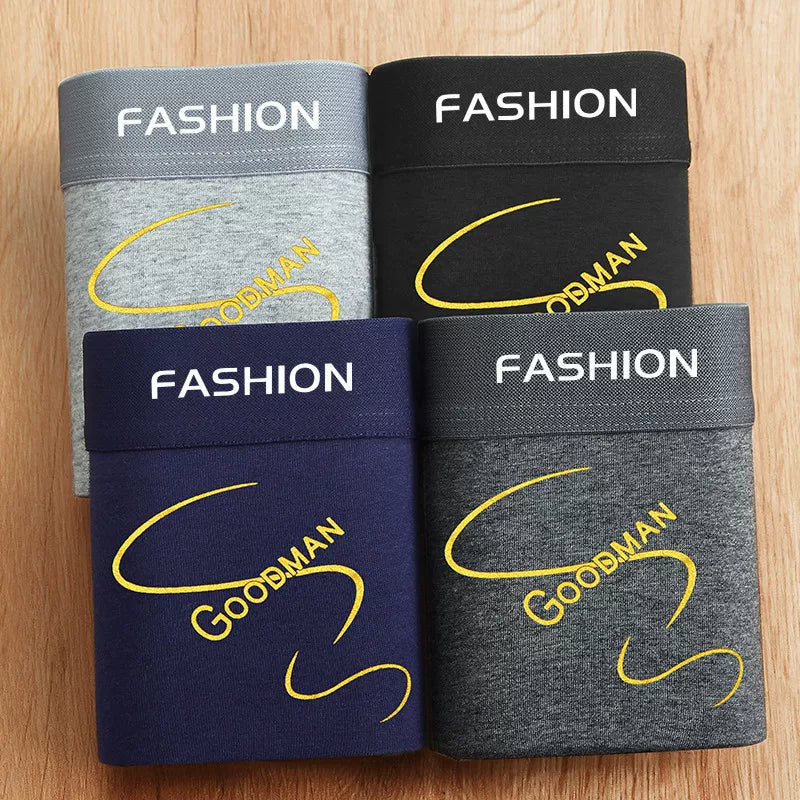 4 ədəd kişi boksçu şortları, modal təmiz pambıqdan hazırlanmış, antibakterial, nəfəs alan, dörd künclü, dəbli.