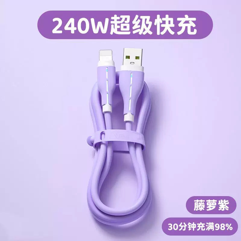 Apple məlumat kabeli üçün uyğundur sürətli enerji dolduran Telefon14/13/6s/7/8p/11xs12 avtomobil mobil telefonunun şarj kabeli 6A