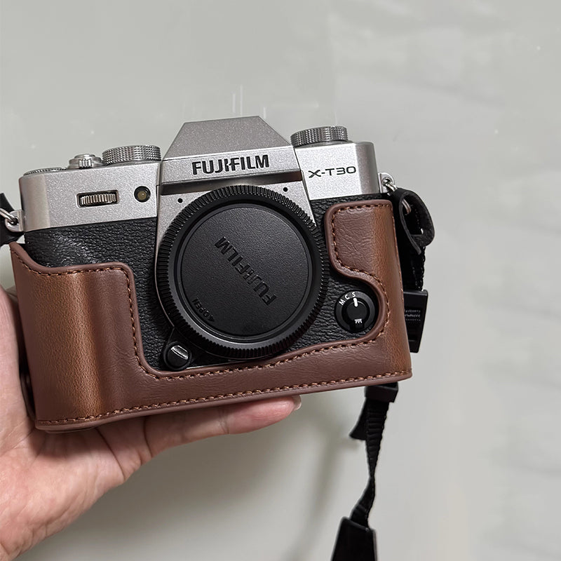 Fuji XT30 kamera çantası XM5 XT50 XA7 XA5 X100V XT4 dəri çanta XS10 baza XS20 üçün uyğundur