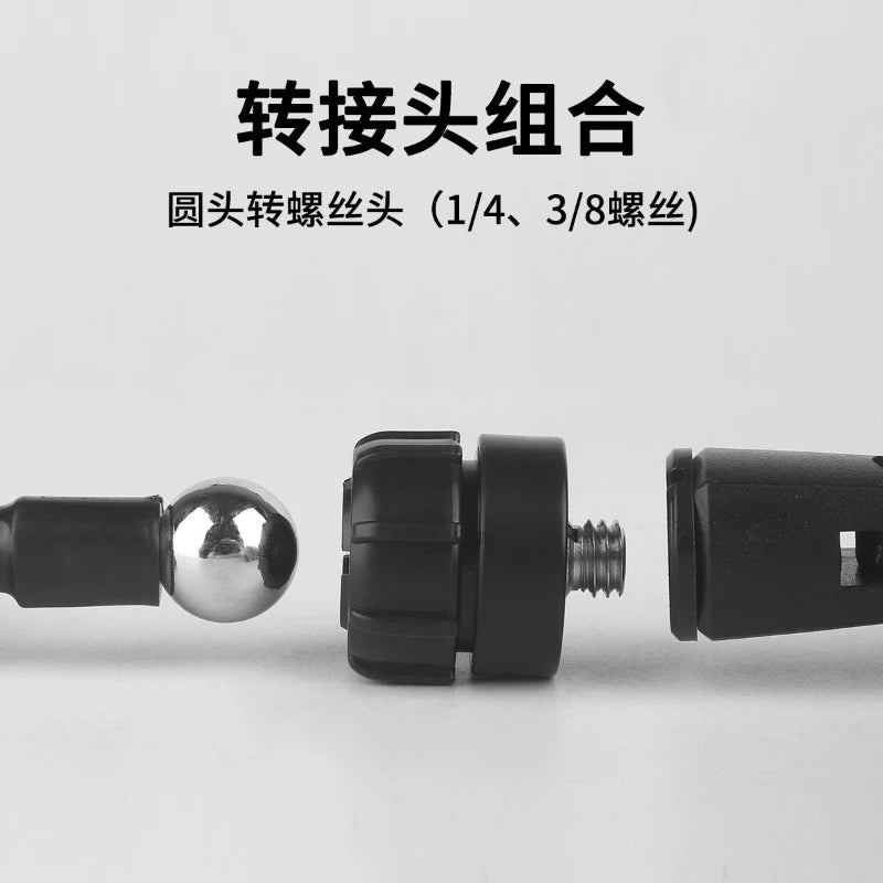 1/4 adapter pan/əymə isti ayaqqabı bazası 3/8 qoz universal top başlıq fotoqrafiya mötərizəsi adapter top mobil telefon pan/əymə