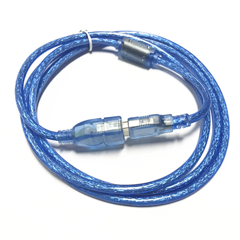 Şəffaf mavi 2.0 USB uzatma məlumat kabeli kişidən qadına USB uzatma kabeli 1.5/3/5/10 metr