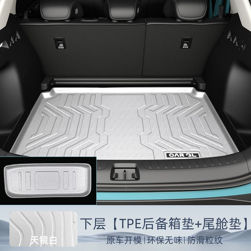 25 BYD Hiace 05EV Xüsusi Baqaj Döşəməsi TPE Quyruq Qutusu Döşəməsi Ön və Arxa Avtomobil Aksesuarları 05