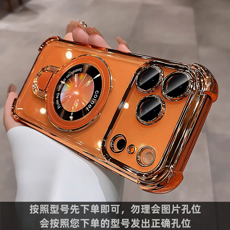 Premium görünüşlü iPhone 17 Pro Max telefon korpusu, hava yastığı düşməsindən qorunma, iPhone 16 Pro qoruyucu korpus, 15 maqnit dayaq, 14 nazik və şəffaf, 13 tam örtük, 12 silikon Plus yumşaq korpus, yeni Air modeli.