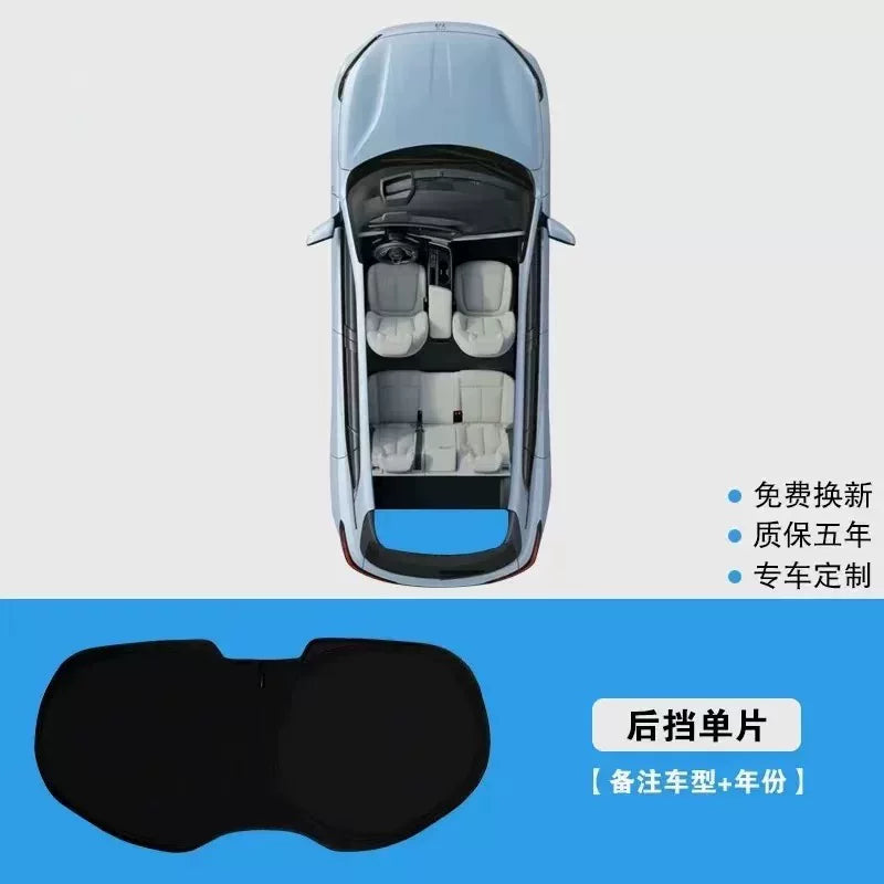 Galaxy Starship 7EMi ön şüşəsi üçün günəşdən qoruyucu, istilik izolyasiyası, gizlilik, mürgüləmə və düşərgə üçün qalınlaşdırılmış günəşdən qoruyucu.