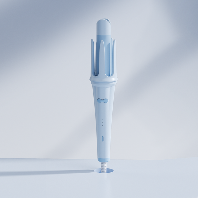Saça zərər verməyən ikiqat yivli tam avtomatik qıvrım çubuq, elektrik böyük dalğa yataqxanası, uzunmüddətli üslub, 32 mm böyük qıvrım səsi