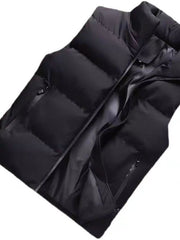 Kişilər üçün tüklü pambıq jilet, əsas beynəlxalq brendlərdən ucuz qiymətə, əlavə qalın, böyük ölçüdə, qış üçün isti və genişdir.