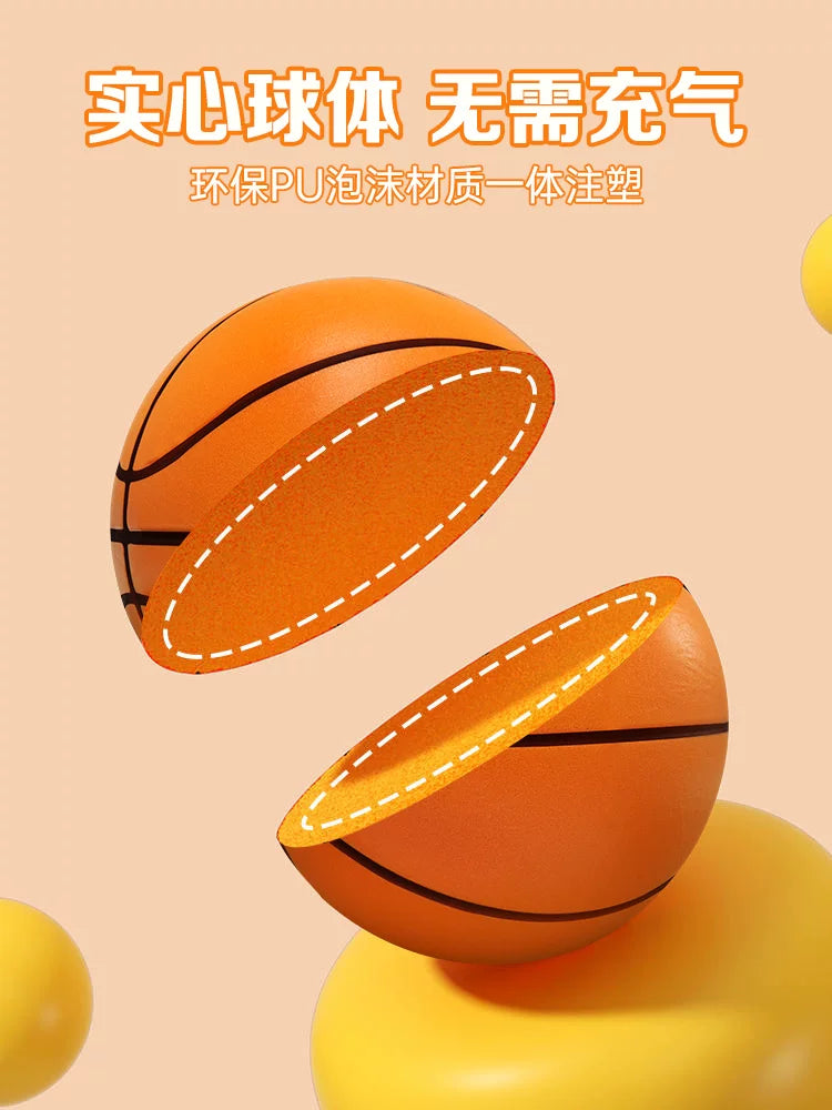 Dəqiq Səssiz Basketbol № 7 № 5 Parça Örtük Peşəkar Qapalı Səssiz Şlaksız Təlim İdman Uşaq Ev Topu