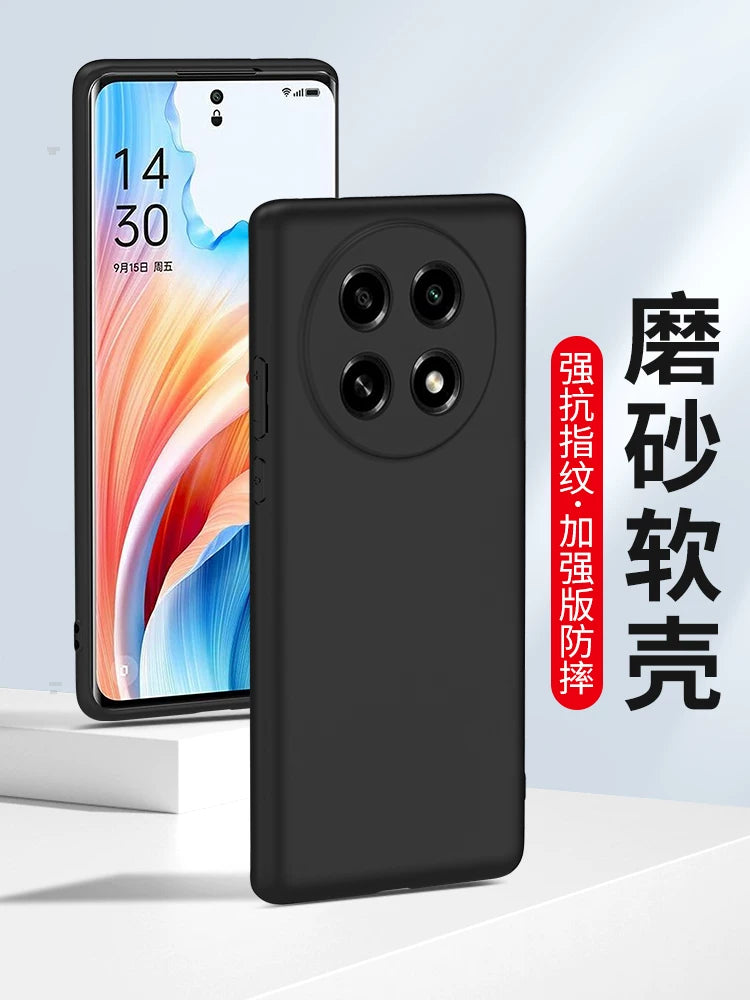 Şaxtalı oppo A72 A56 A58 A55S A97 A93 A8 A2Pro A6pro mobil telefon üçün korpus A7 A83A79A72A5A3 A1s A57 silikon qutu oppoA1 yumşaq qabıq üçün uyğundur