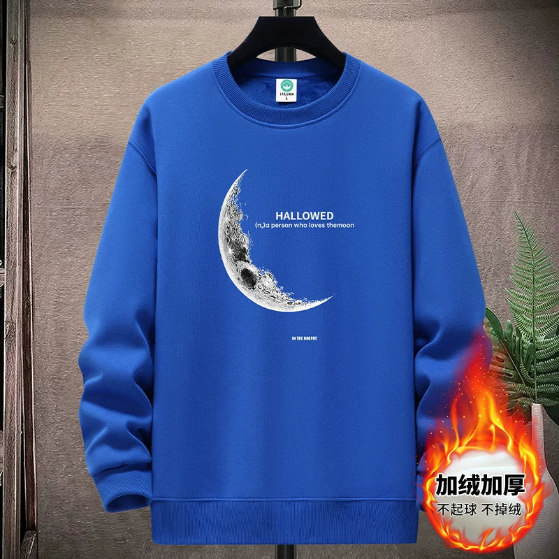 Yeniyetmələr və tələbələr üçün payız/qış təmiz pambıqdan hazırlanmış yun yaxalıqlı sviter, boş oturan gündəlik kazak alt qatı, qalın və isti top