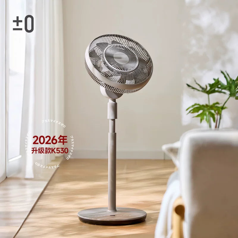 [2026 Yeni Stil] Yapon Müsbət və Mənfi Sıfır Hava Sirkulyasiyası Ventilyatoru Səssiz Məişət Döşəmə Fan Standı Ağıllı Elektrik Fan