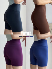 Yoyo dörd nöqtəli yoqa şortu, cibli yüksək belli butt qaldıran velosiped şalvarları, tikişsiz fitnes şalvarları, idman Pilates şalvarlarını tövsiyə edir