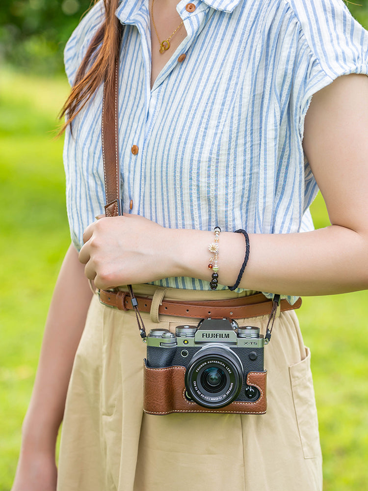 Fuji XT50 kamera çantası xs20 qoruyucu qutu xm5xt30 üçüncü nəsil dəri qutu ikinci nəsil XE5xs10x100vi üçün uyğundur