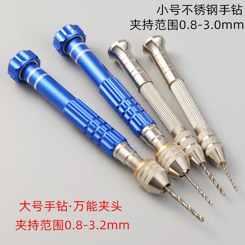 Əl burma matkap, əl burma matkap, mini əl qazma, reamer, delik açma, kiçik oyuncaq əl qazma, ağac emalı üçün DIY qazma aləti