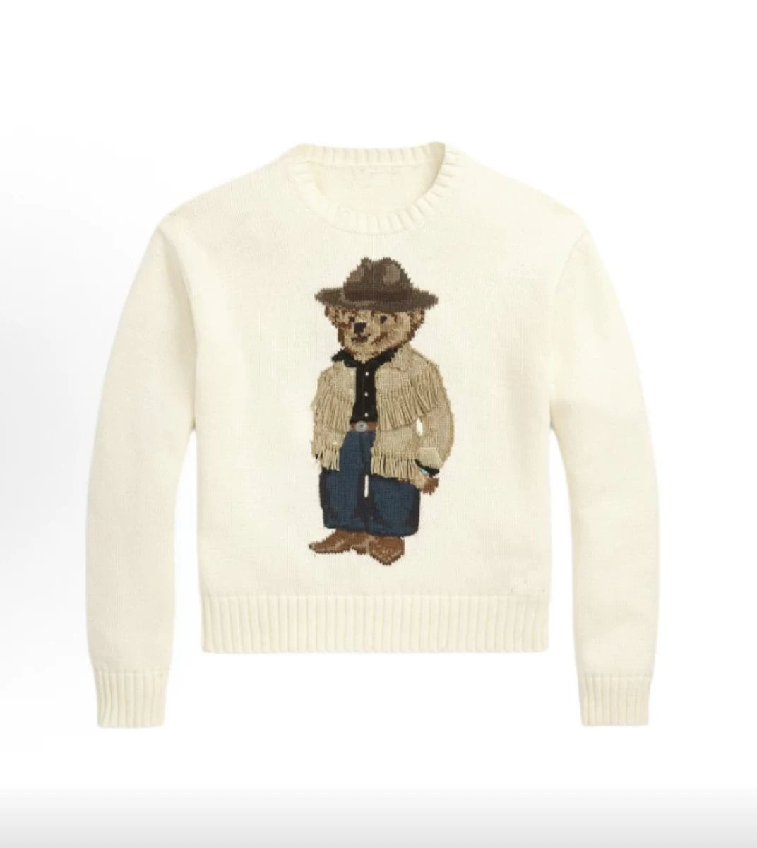 Qadın Sviteri R*L Saf Pambıq 2025 Erkən Yaz Ayı Trikotajı