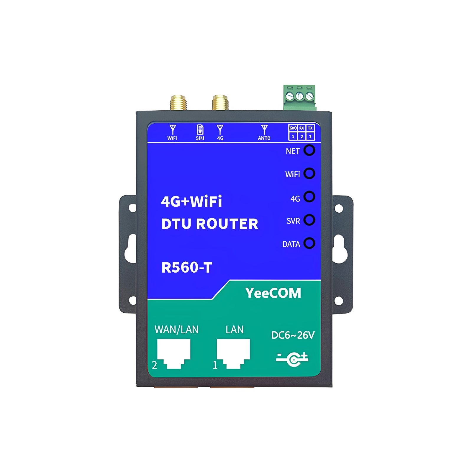 yeecom simsiz 4g yönləndirici 5g terminalı wifi ötürmə şəbəkə portu ttl serial port dtu şəffaf ötürmə cpe hotspot mqtts