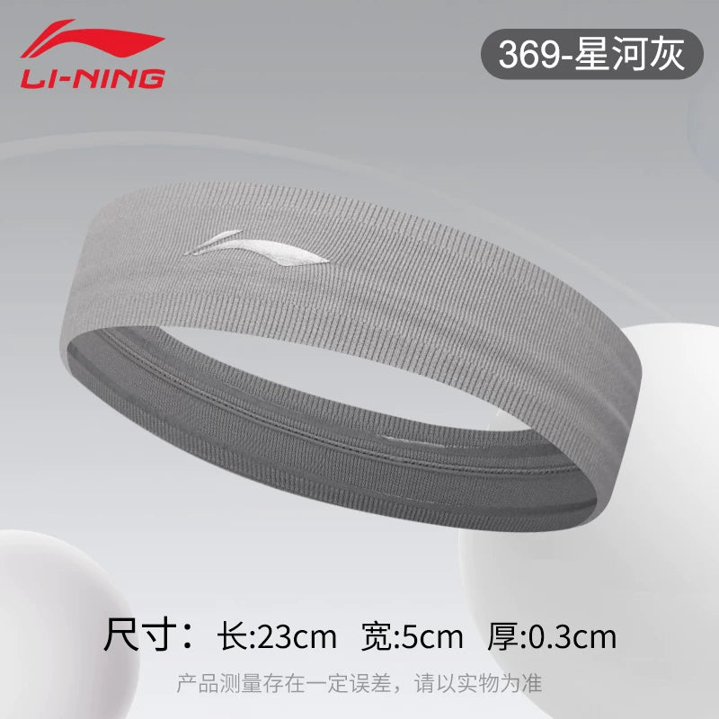Li Ning Badminton İdman Baş Bandı Tərləmə Bələdçisi Antiperspirant Qaçış Kişi və Qadın Basketbolu İp Fitness Yoga Tər Əleyhinə Baş Bandı Yay